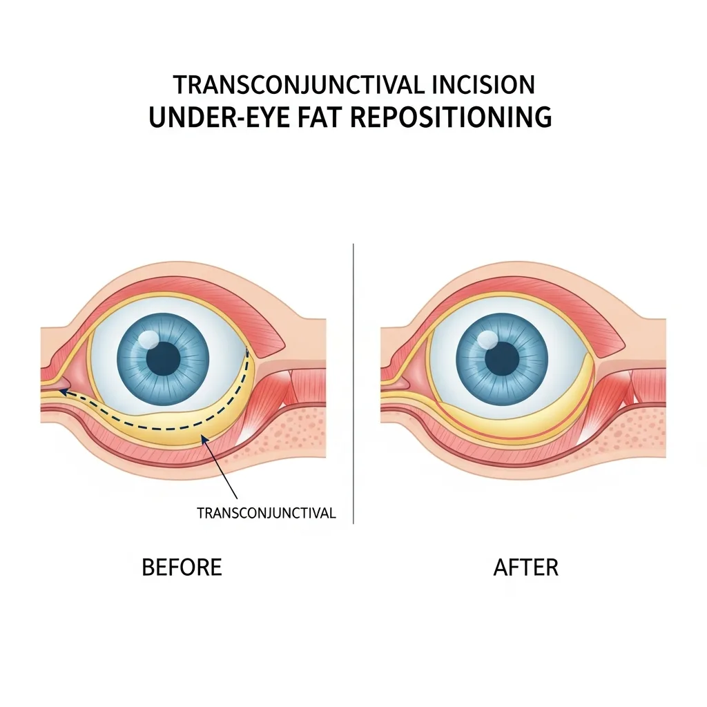 under-eye-fat-repositioning-korea صورة ذات صلة